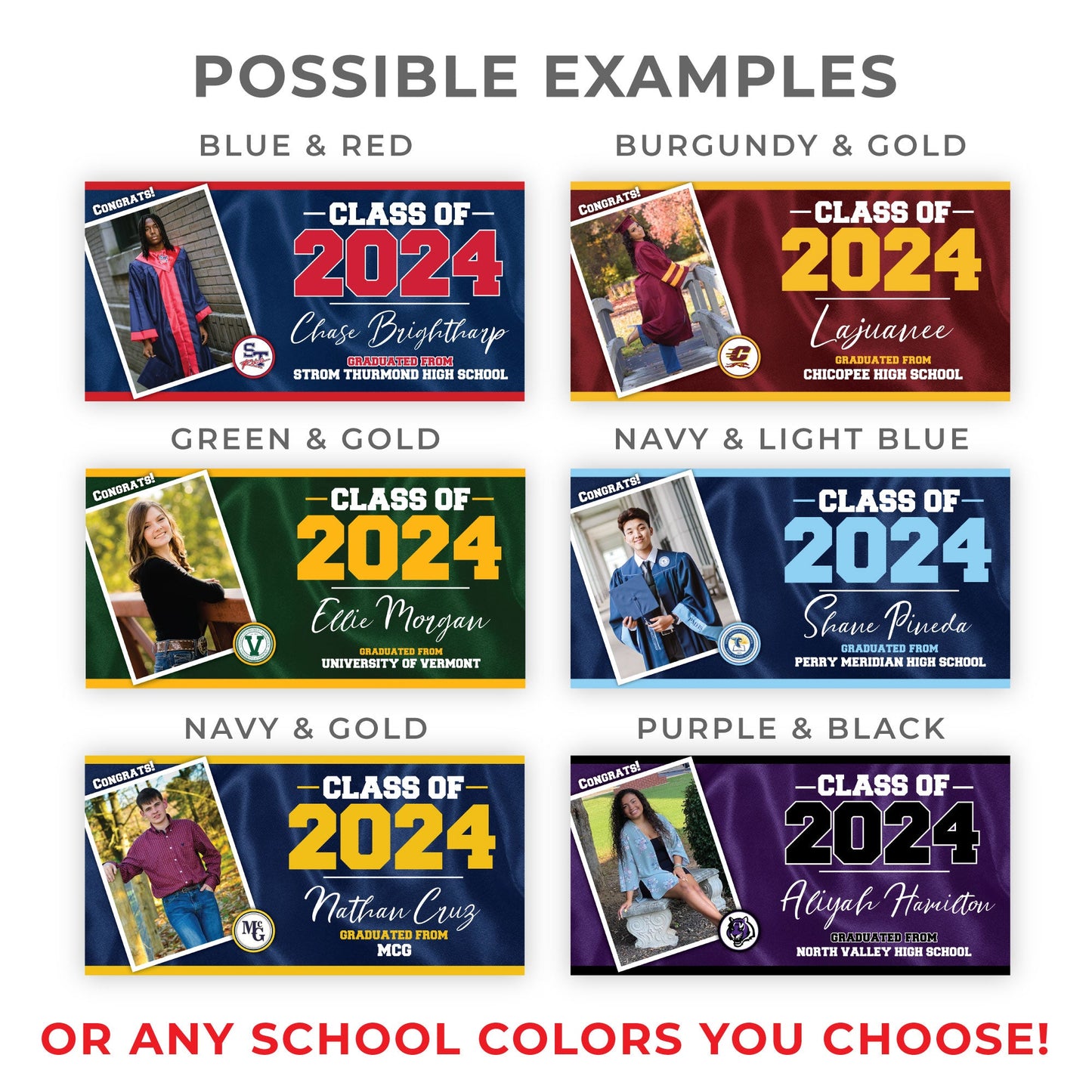 Grad Banners & Gifts - Personalized Graduation Banner