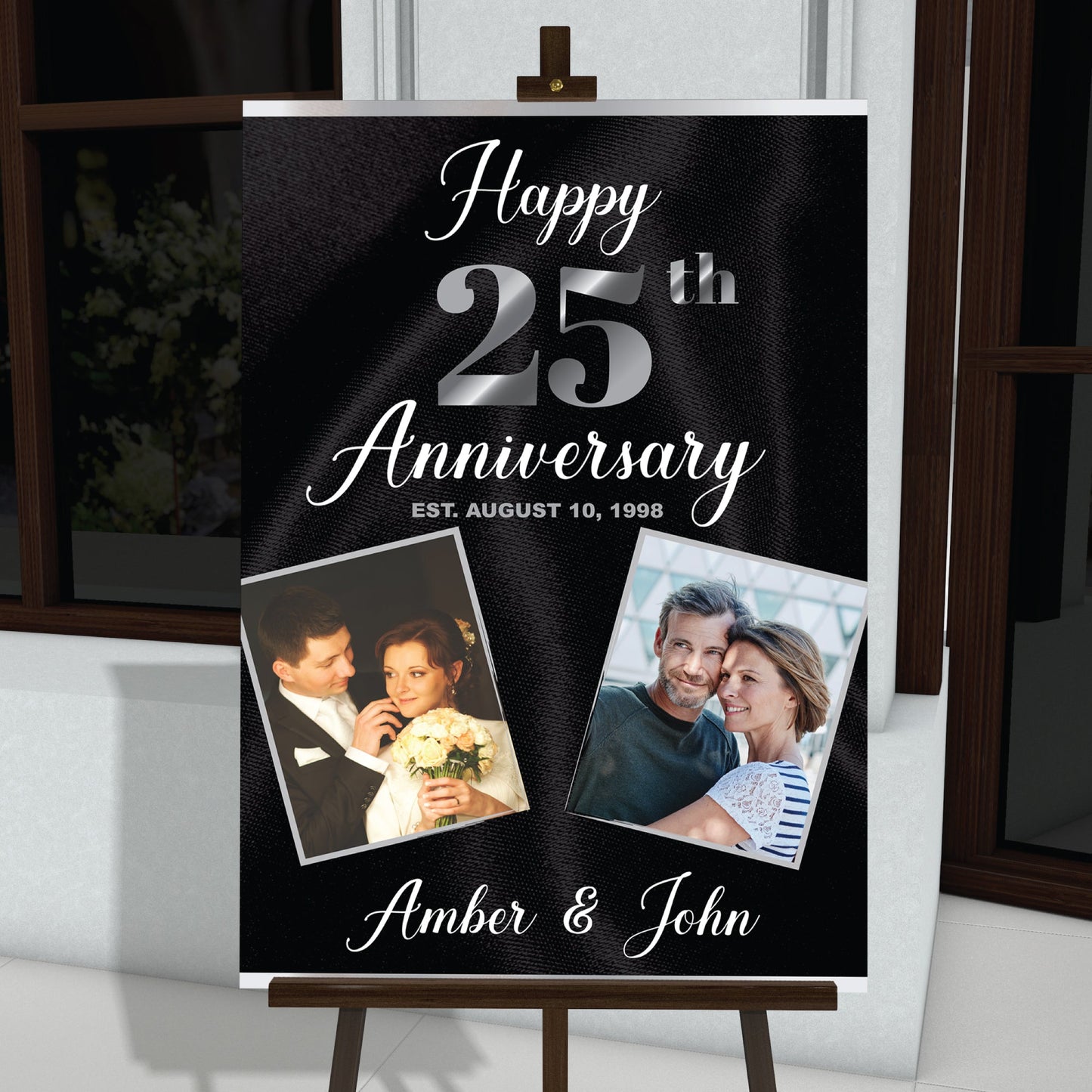 Personalized Anniversary Welcome Sign