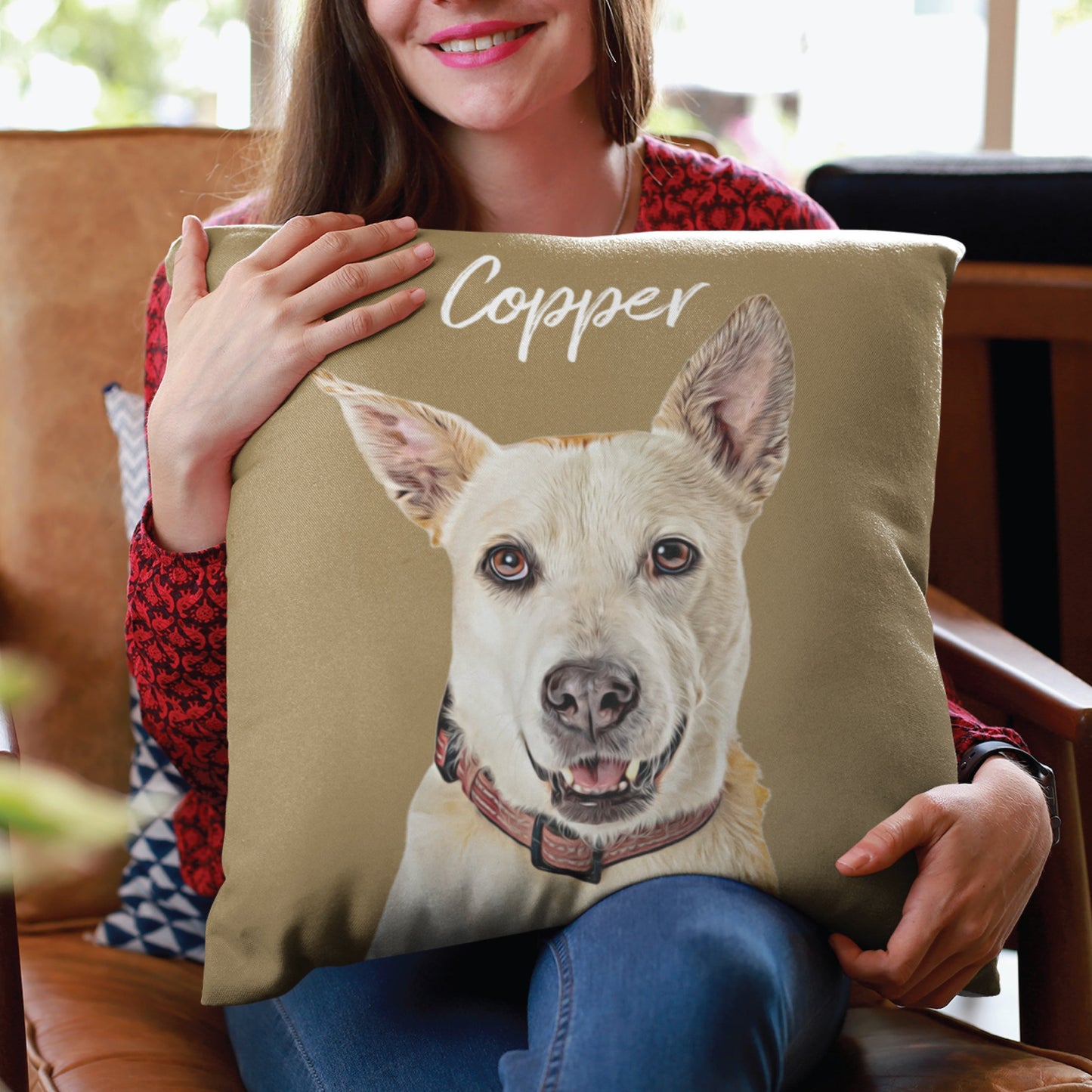 Custom Pet Pillow with Your Pets Photo