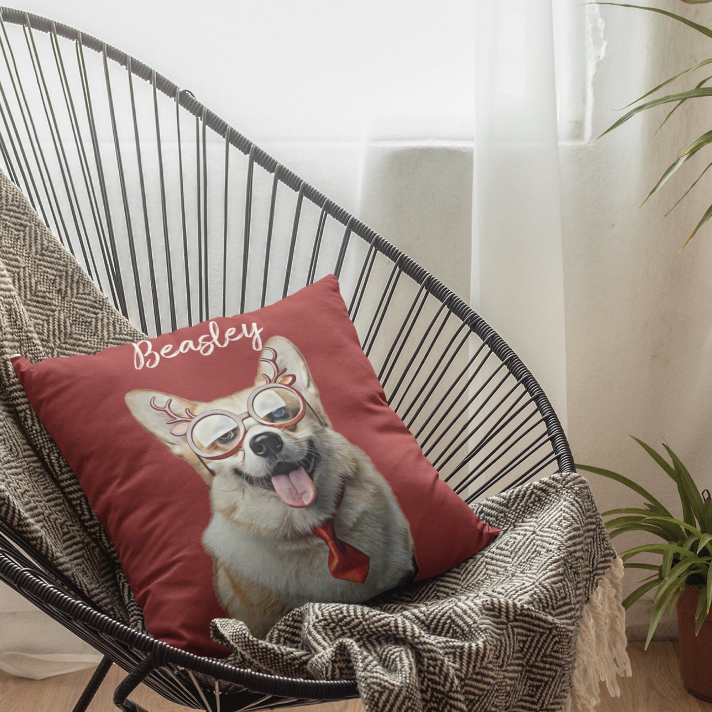 Custom Pet Pillow with Your Pets Photo