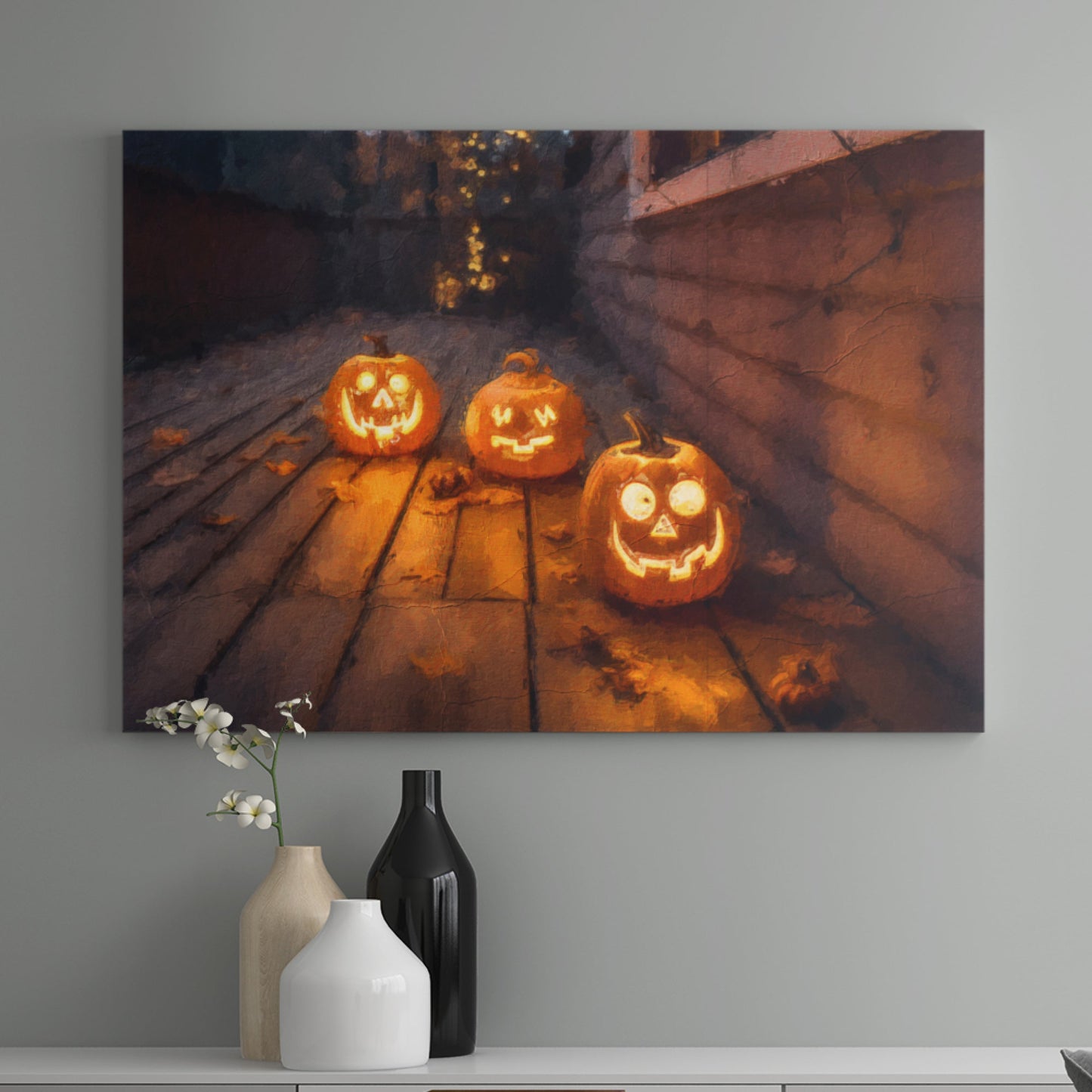Jack O Lanterns Halloween Wall Art