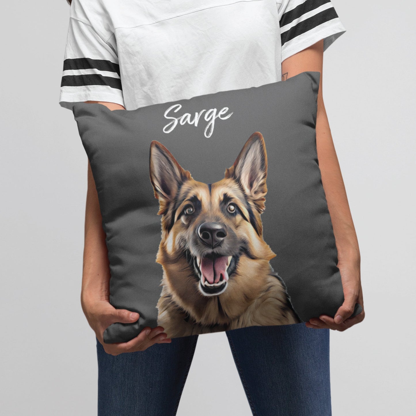 Custom Pet Pillow with Your Pets Photo