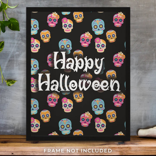 Day of the Dead Halloween Wall Art
