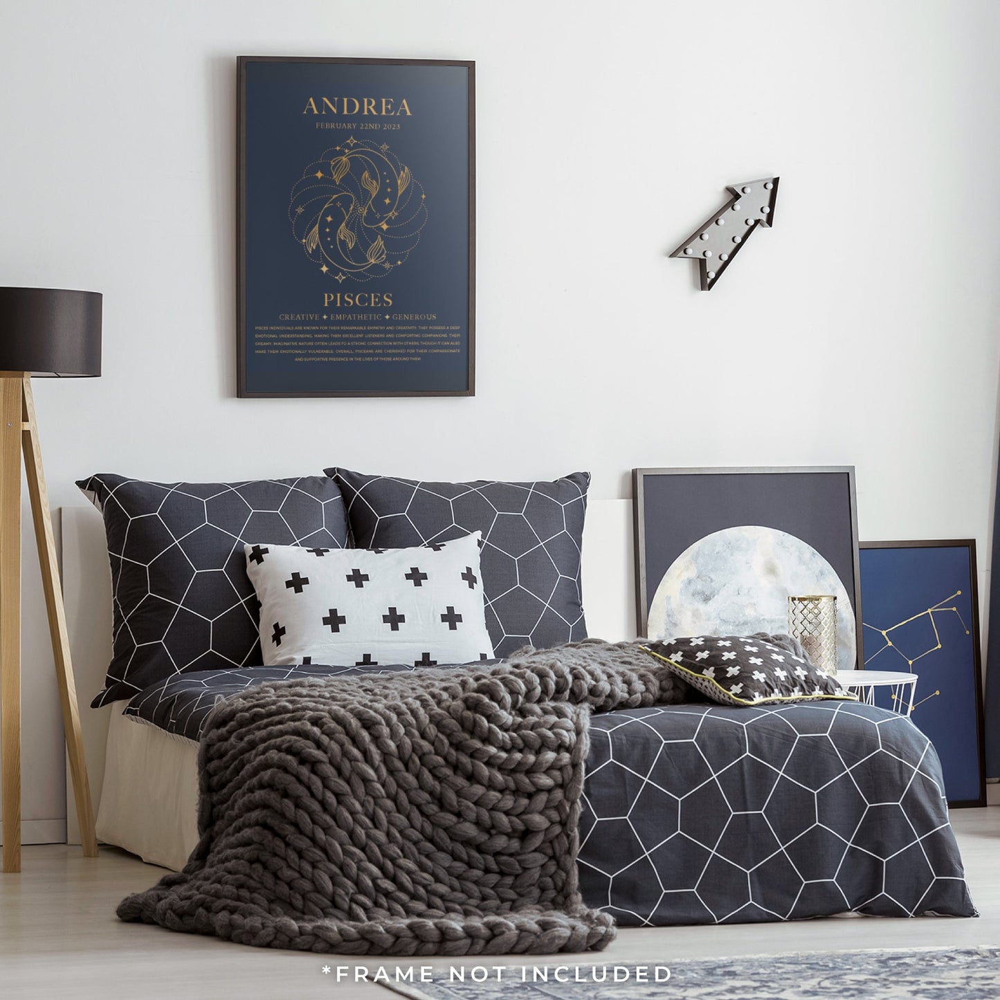Personalized Zodiac Sign Canvas