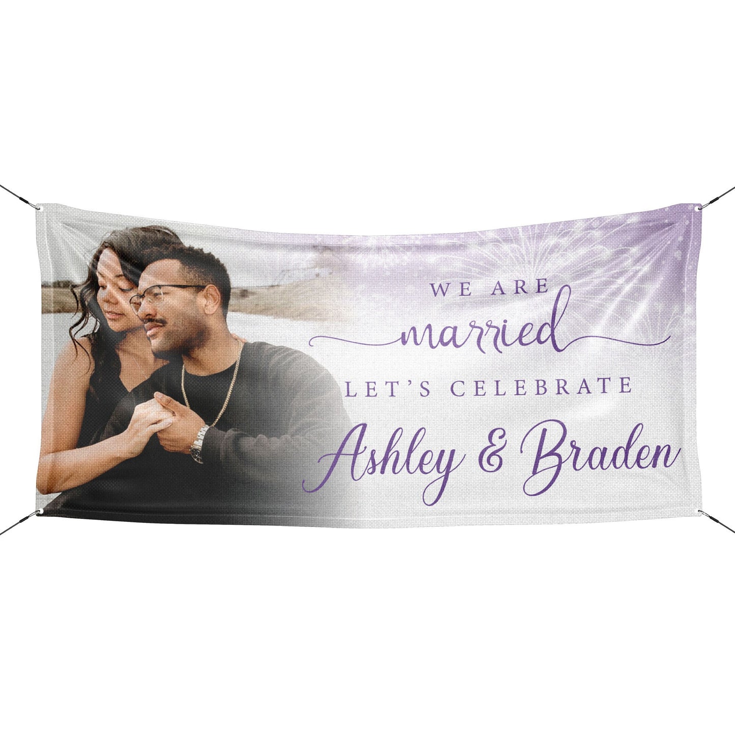 Personalized Wedding Banner, Wedding Sign, Party Decorations, Wedding Announcement, Wedding Decor, Wedding Welcome Sign, Wedding Rehearsal