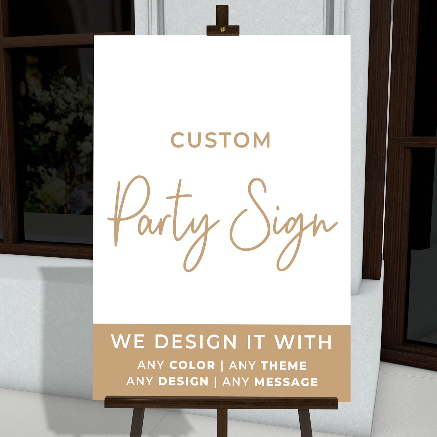 Fully Custom Celebration of Life Sign, Baby Shower Party Decorations, Retirement Sign, Rehearsal Dinner Sign, Birthday, Wedding Welcome Sign