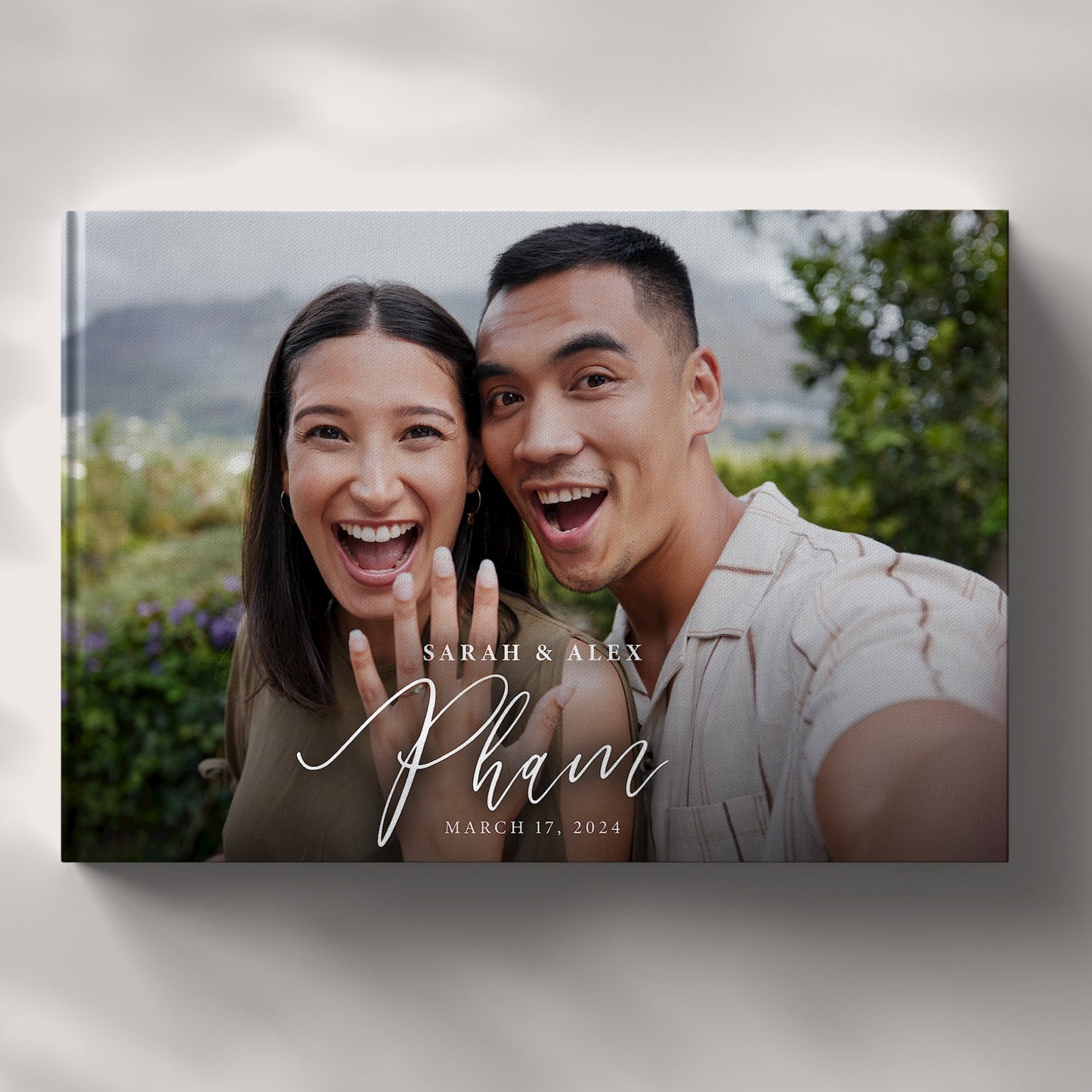 Custom Wedding Guest Book with Photo, Wedding Reception, Wedding Photo Album, Signing book, Wedding Day keepsake