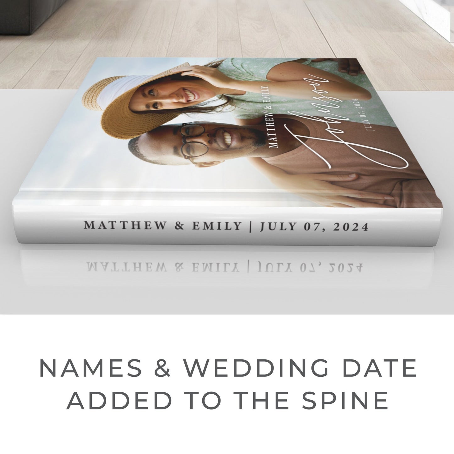 Custom Wedding Guest Book with Photo, Wedding Reception, Wedding Photo Album, Signing book, Wedding Day keepsake