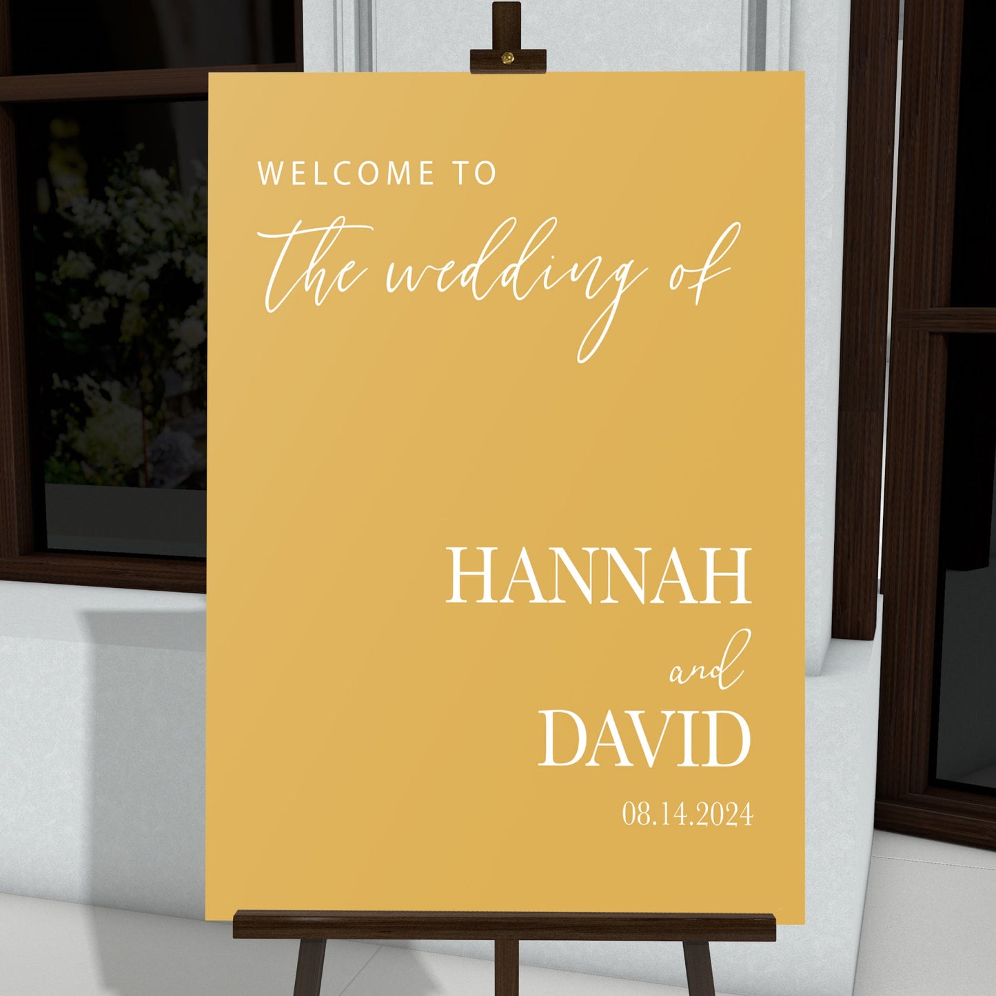 Personalized Wedding Welcome Sign, Fall Wedding, Autumn Wedding Welcome Sign, Summer Wedding Decor, Wedding Rehearsal, Party Decorations