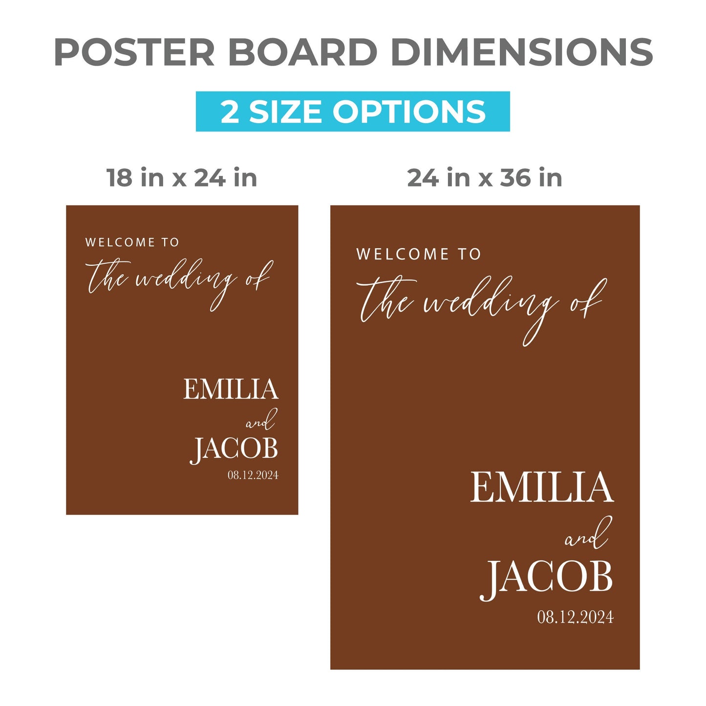 Personalized Wedding Welcome Sign, Fall Wedding, Autumn Wedding Welcome Sign, Summer Wedding Decor, Wedding Rehearsal, Party Decorations