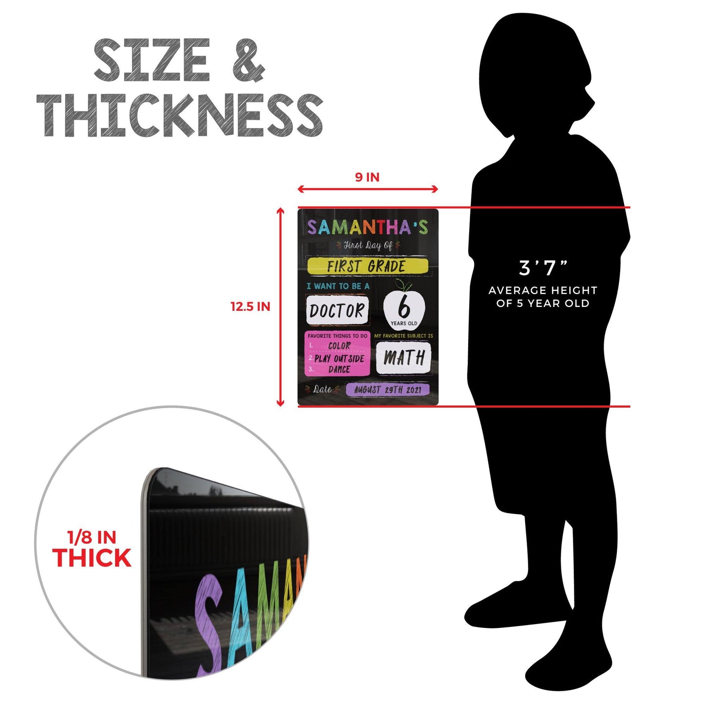 Personalized Back to School Sign - HomeHaps