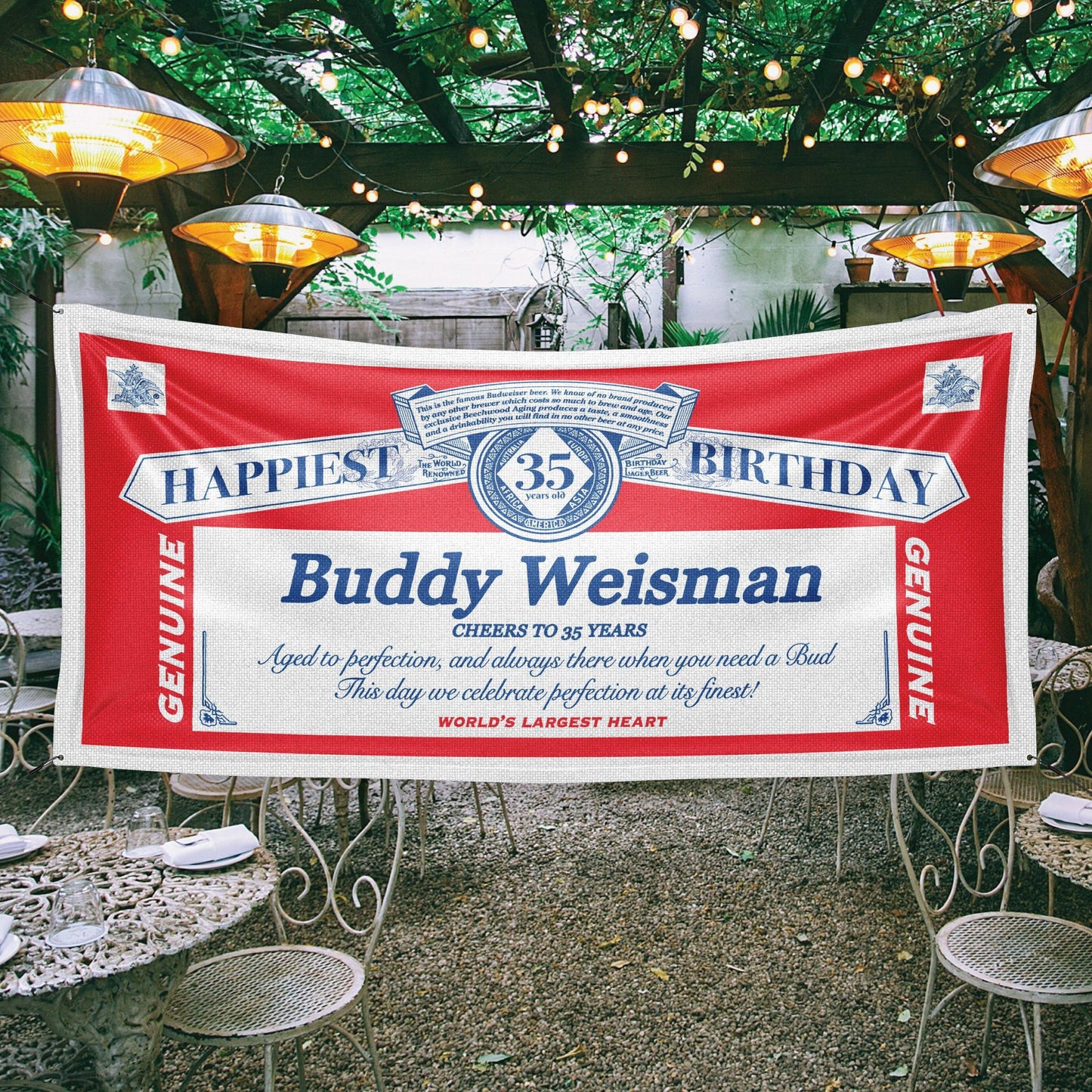 Beer Inspired Birthday Banner - HomeHaps