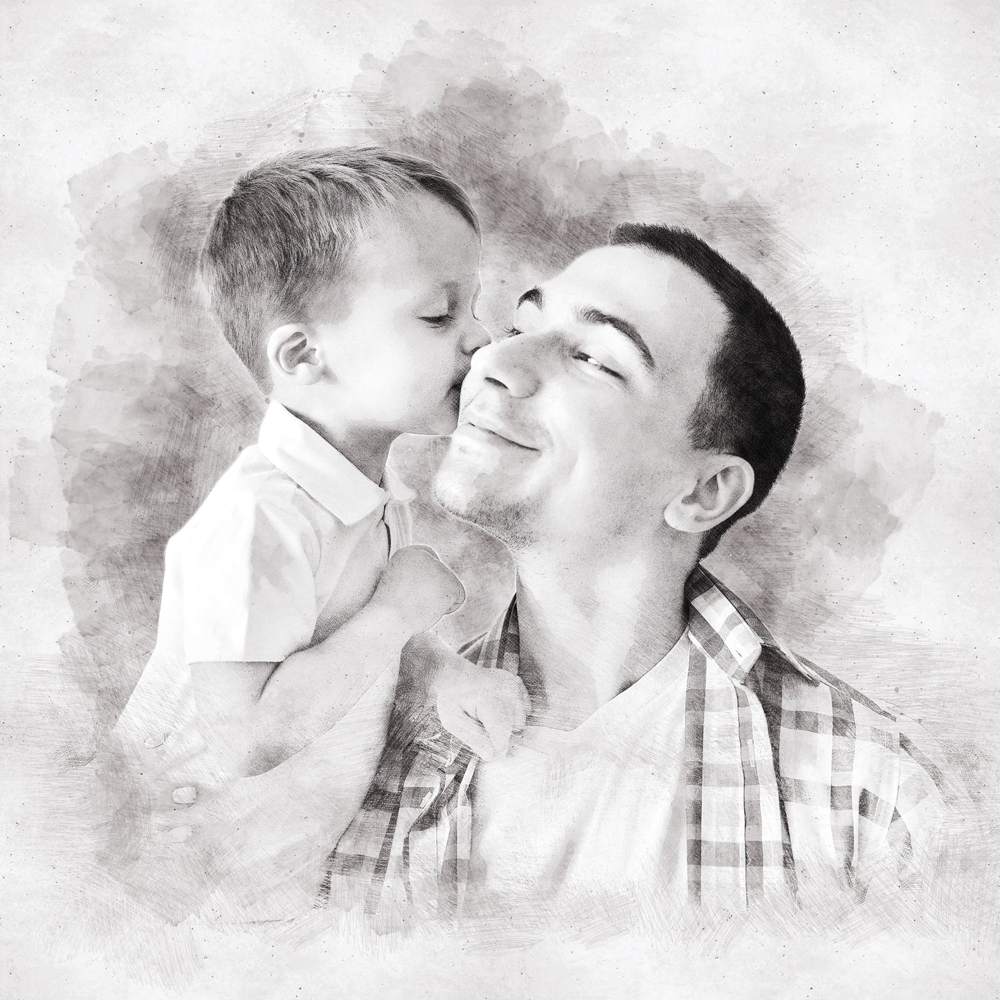 Custom Sketched Portrait from Photo