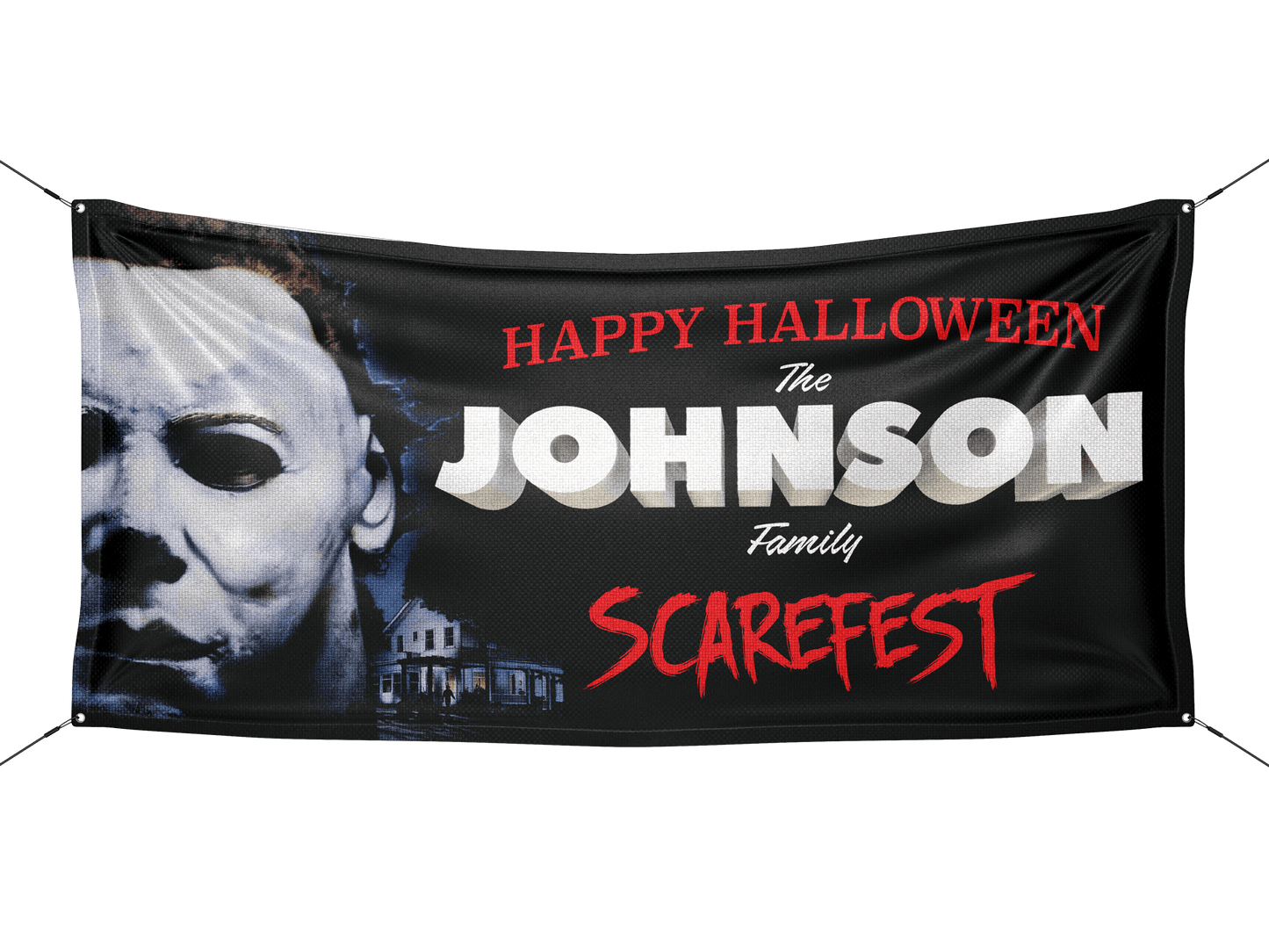 Michael's Halloween Personalized Halloween Banner - HomeHaps