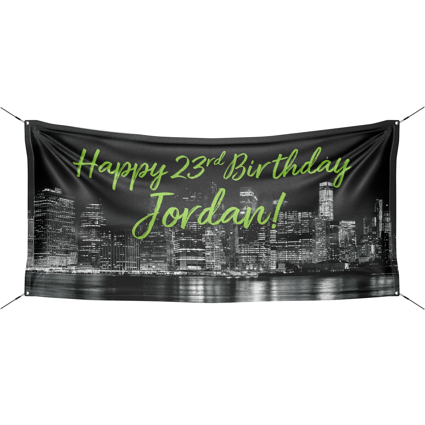 New York Themed Birthday Banner