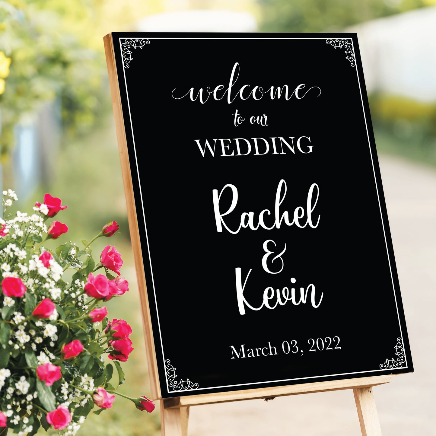 Personalized Welcome To Wedding Sign