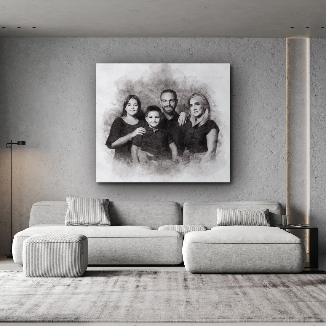 A Trending Way to Captivate Your Memories: Personalized Pencil Drawing on Canvas