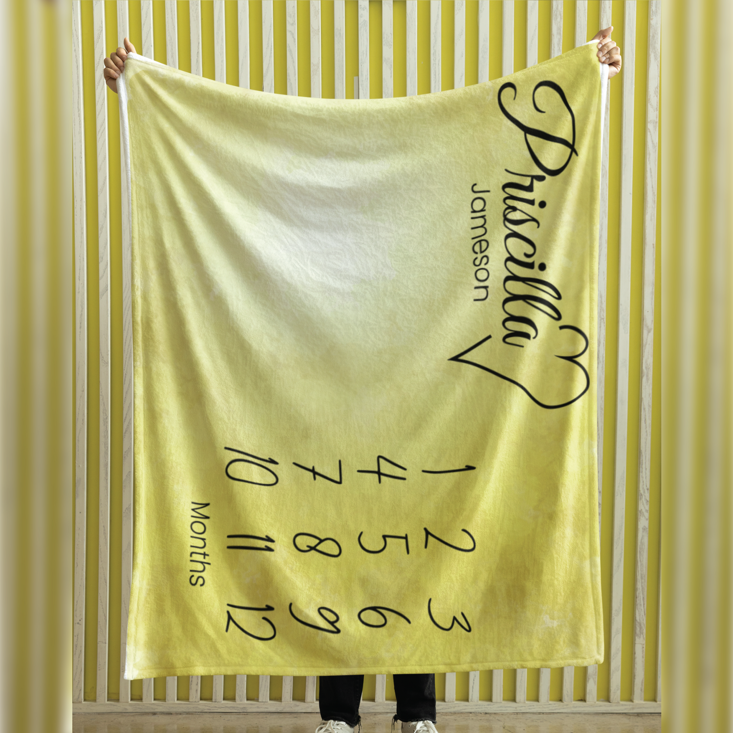 Personalized Milestone Blankets