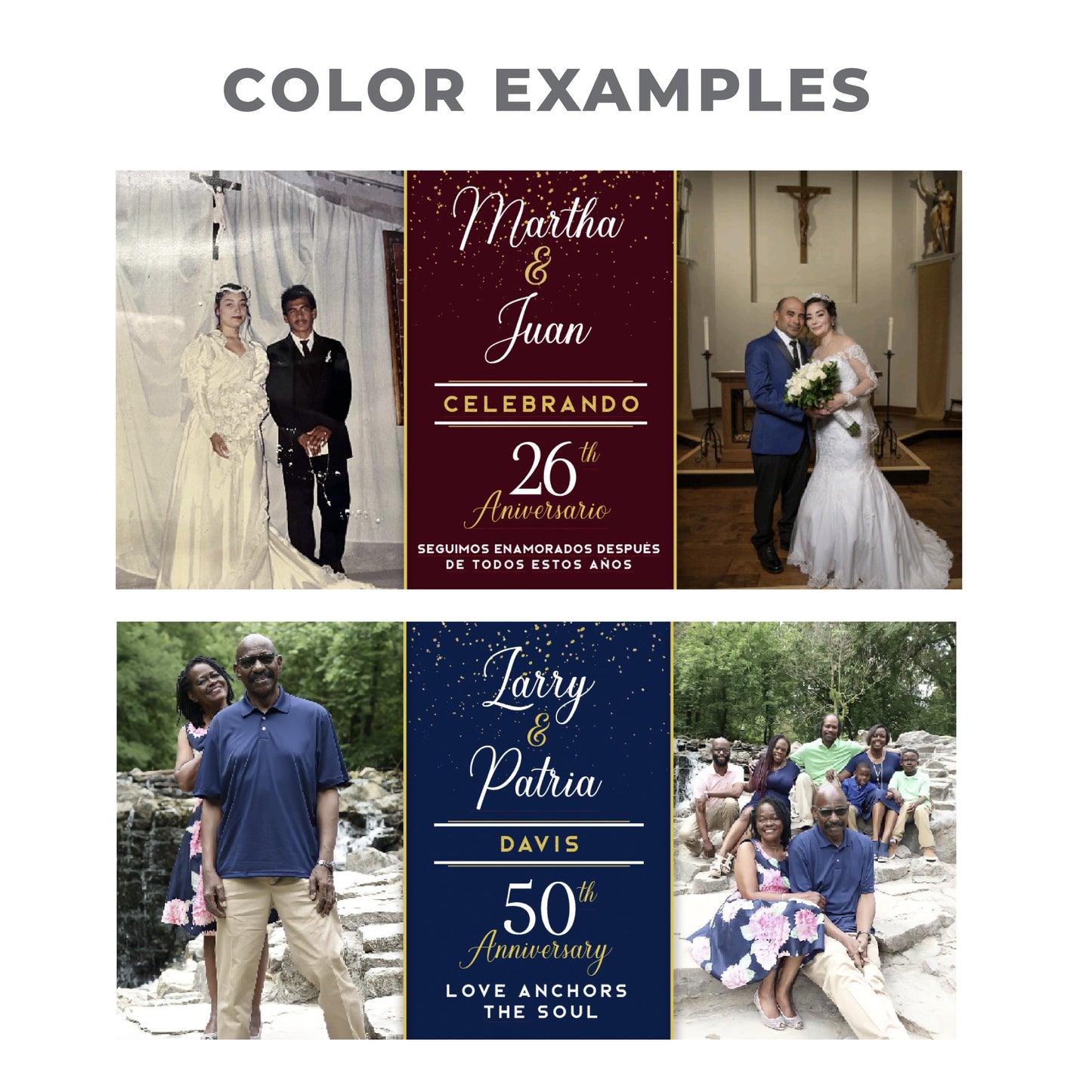 Personalized Anniversary Banner