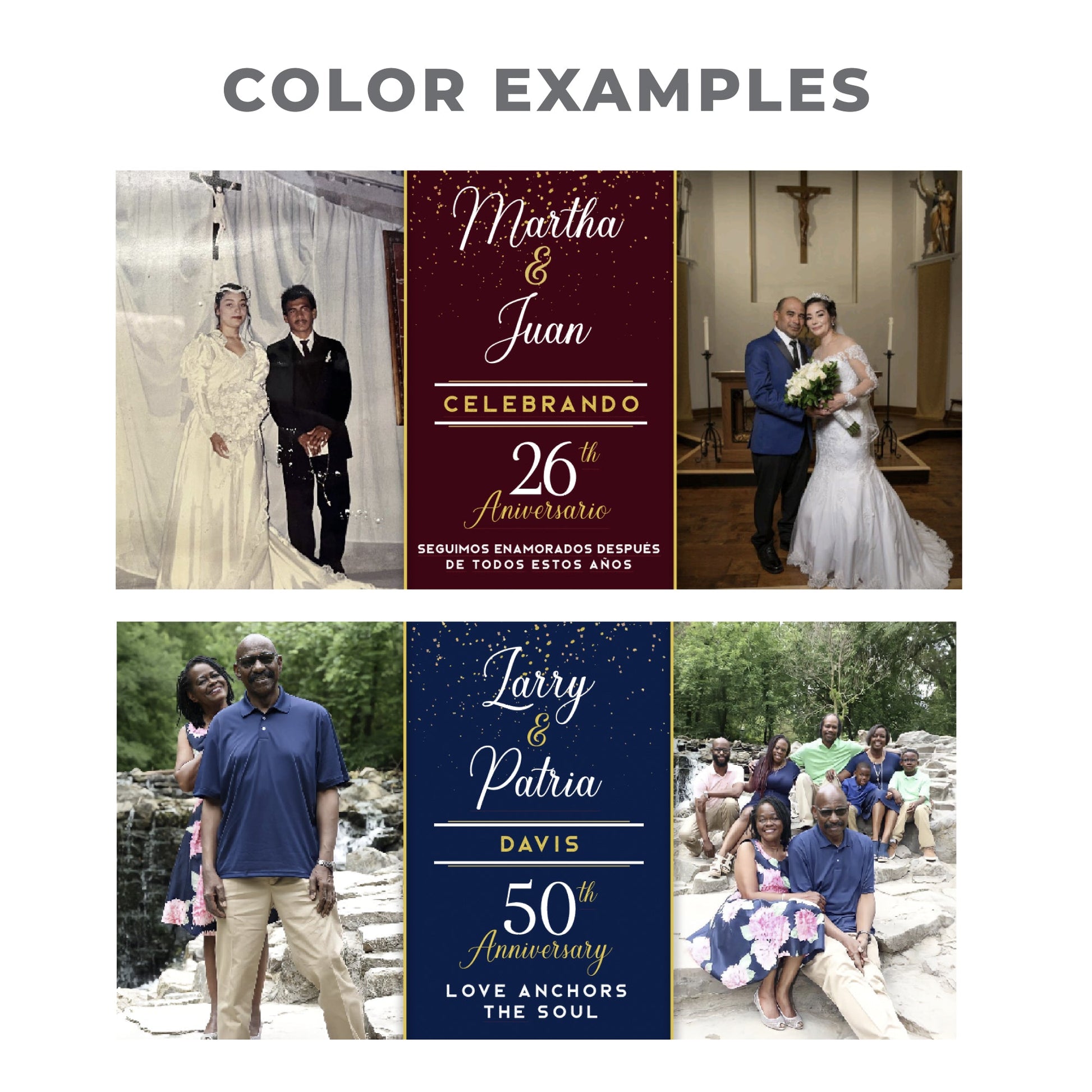 Personalized Anniversary Banner