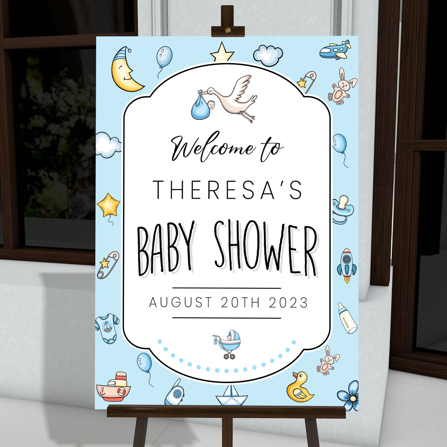 Baby Shower Welcome Sign