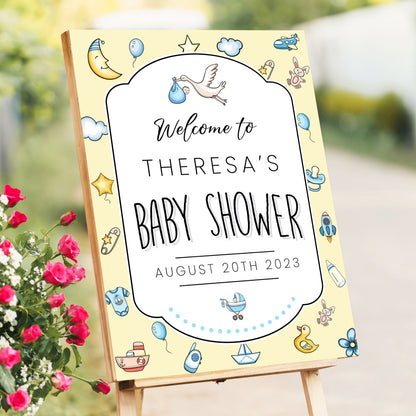 Baby Shower Welcome Sign