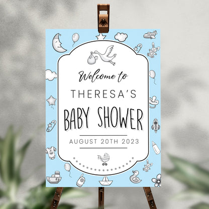 Baby Shower Welcome Sign