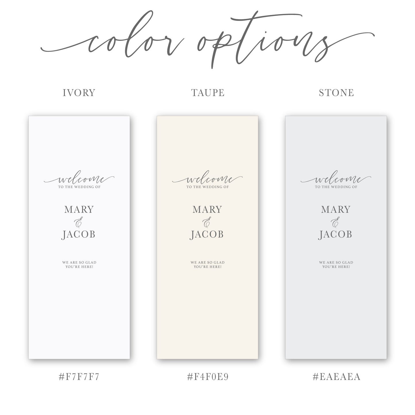 Fabric Wedding Banner | Personalized Wedding Welcome Sign