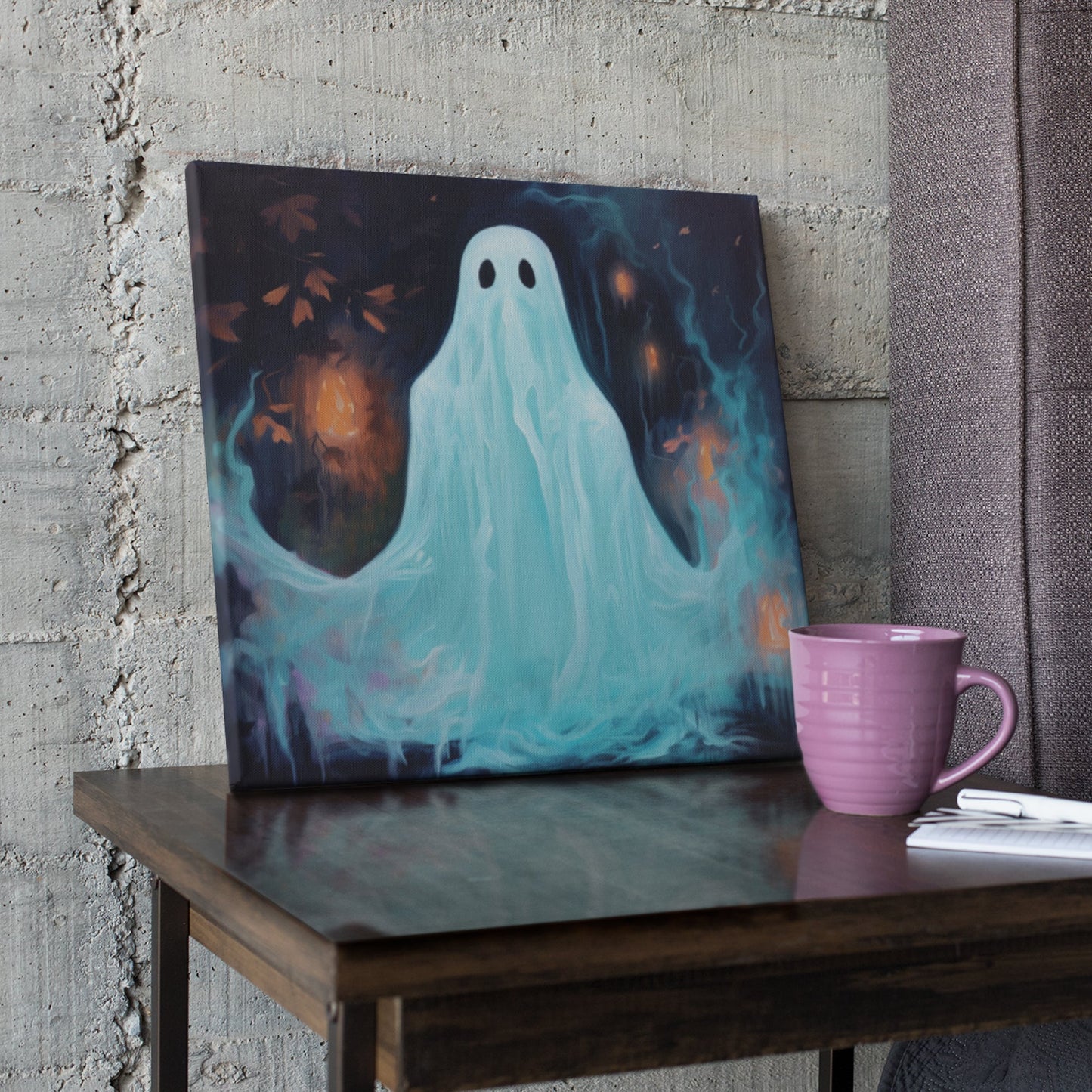 Ghost Halloween Wall Art