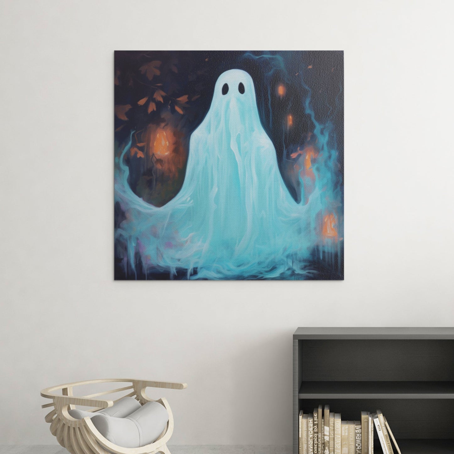 Ghost Halloween Wall Art