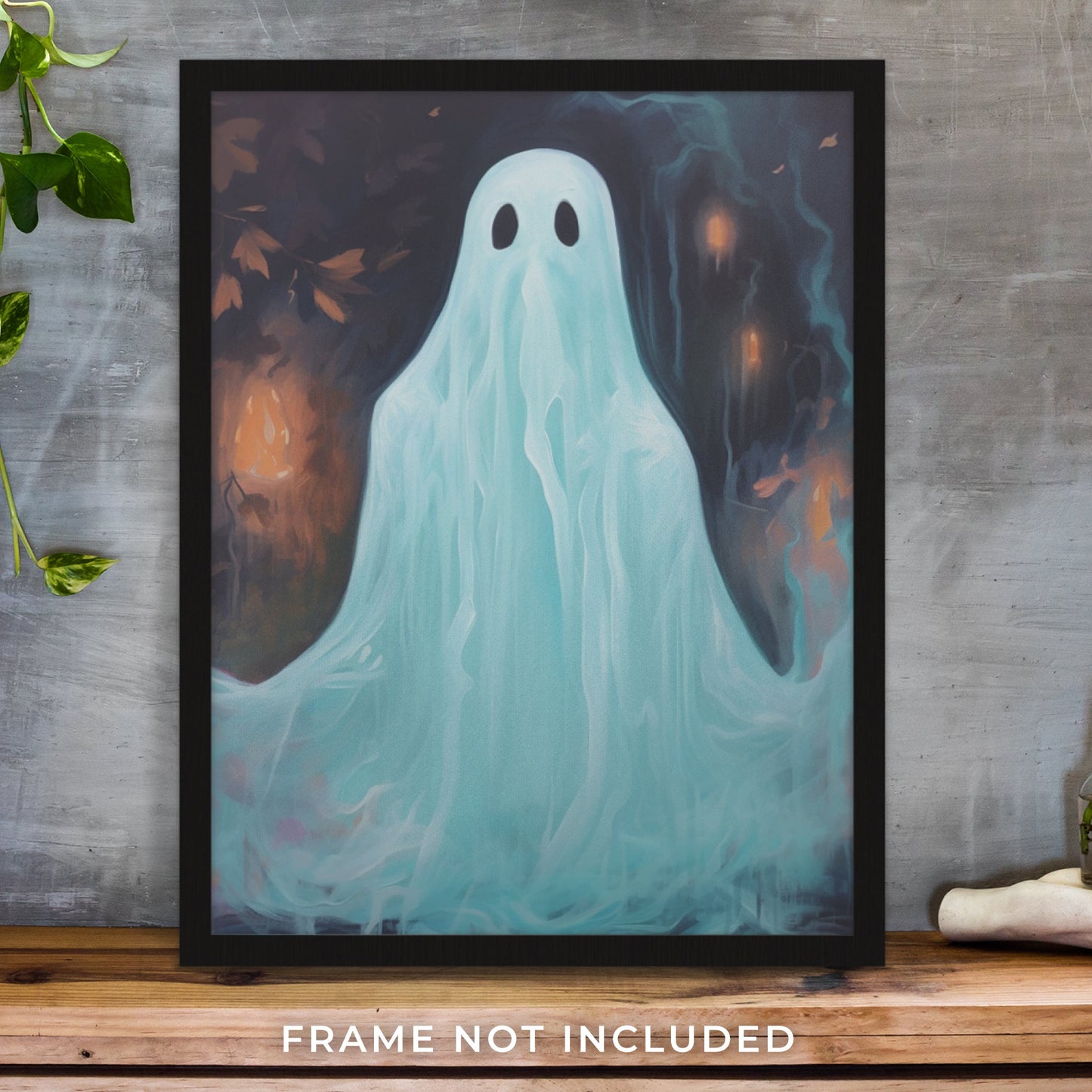 Ghost Halloween Wall Art
