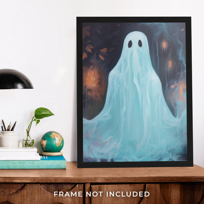 Ghost Halloween Wall Art