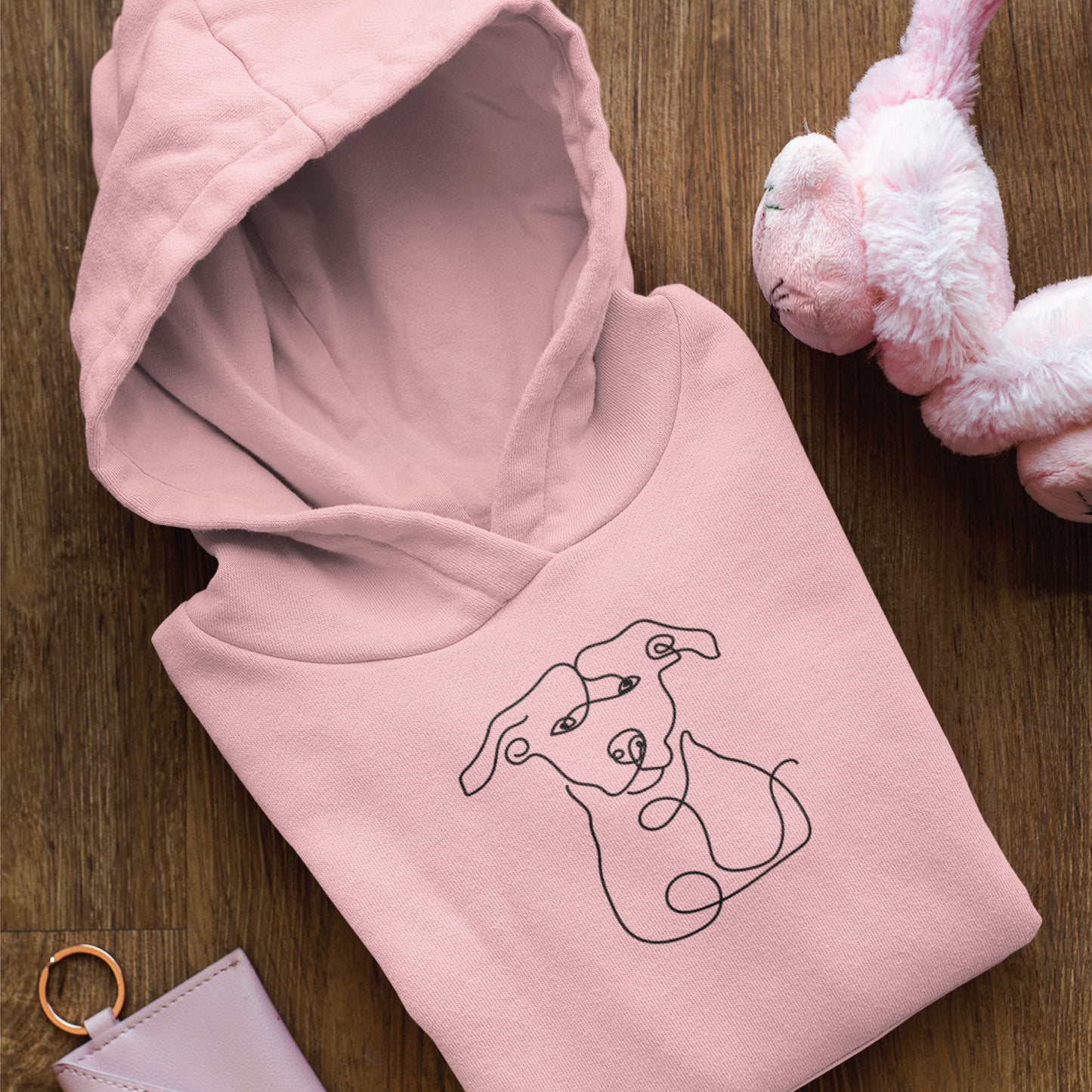 Drawing Hoodie - Pet Line Art Portrait – HomeHaps