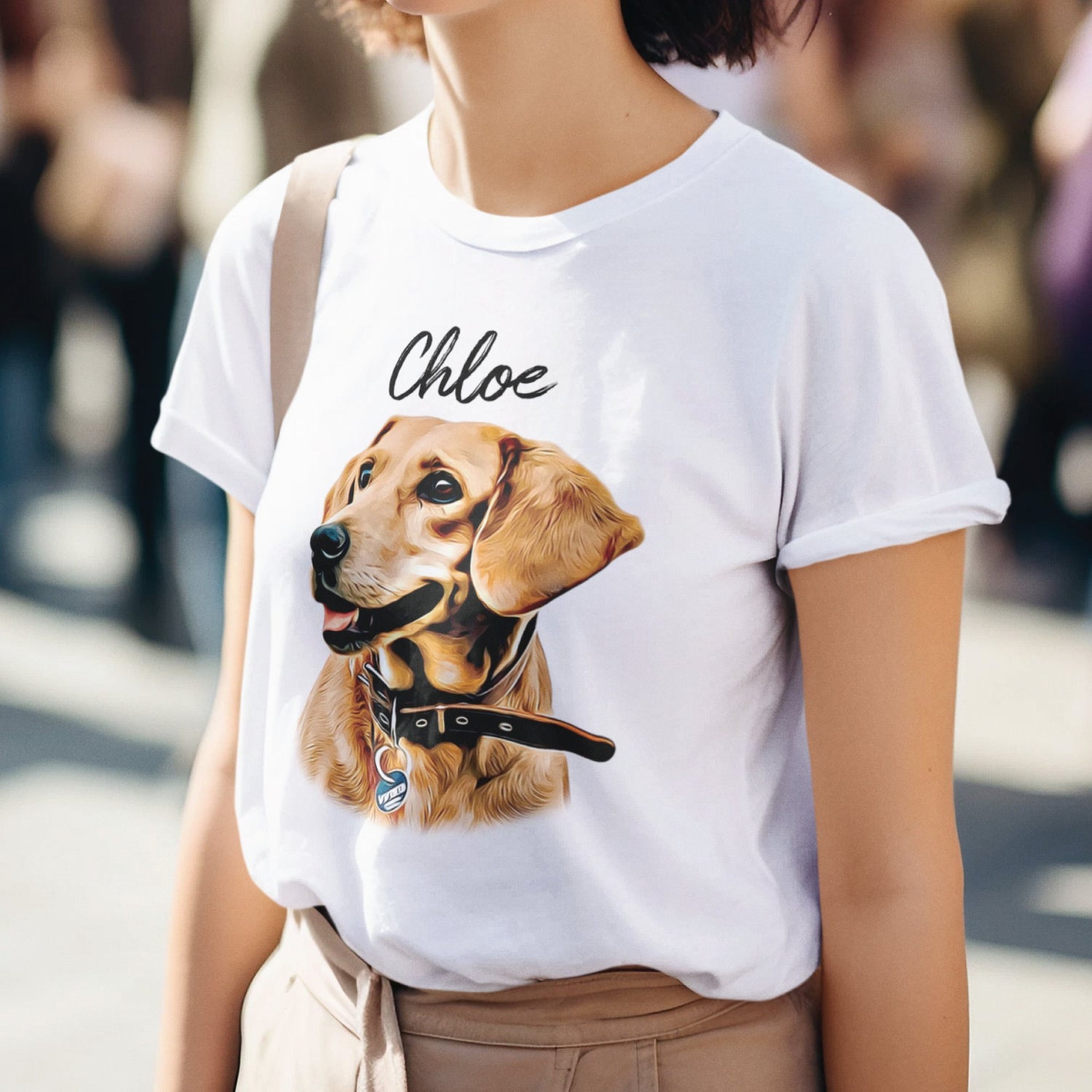 Apparel - Custom Pet Portrait Dog Shirt