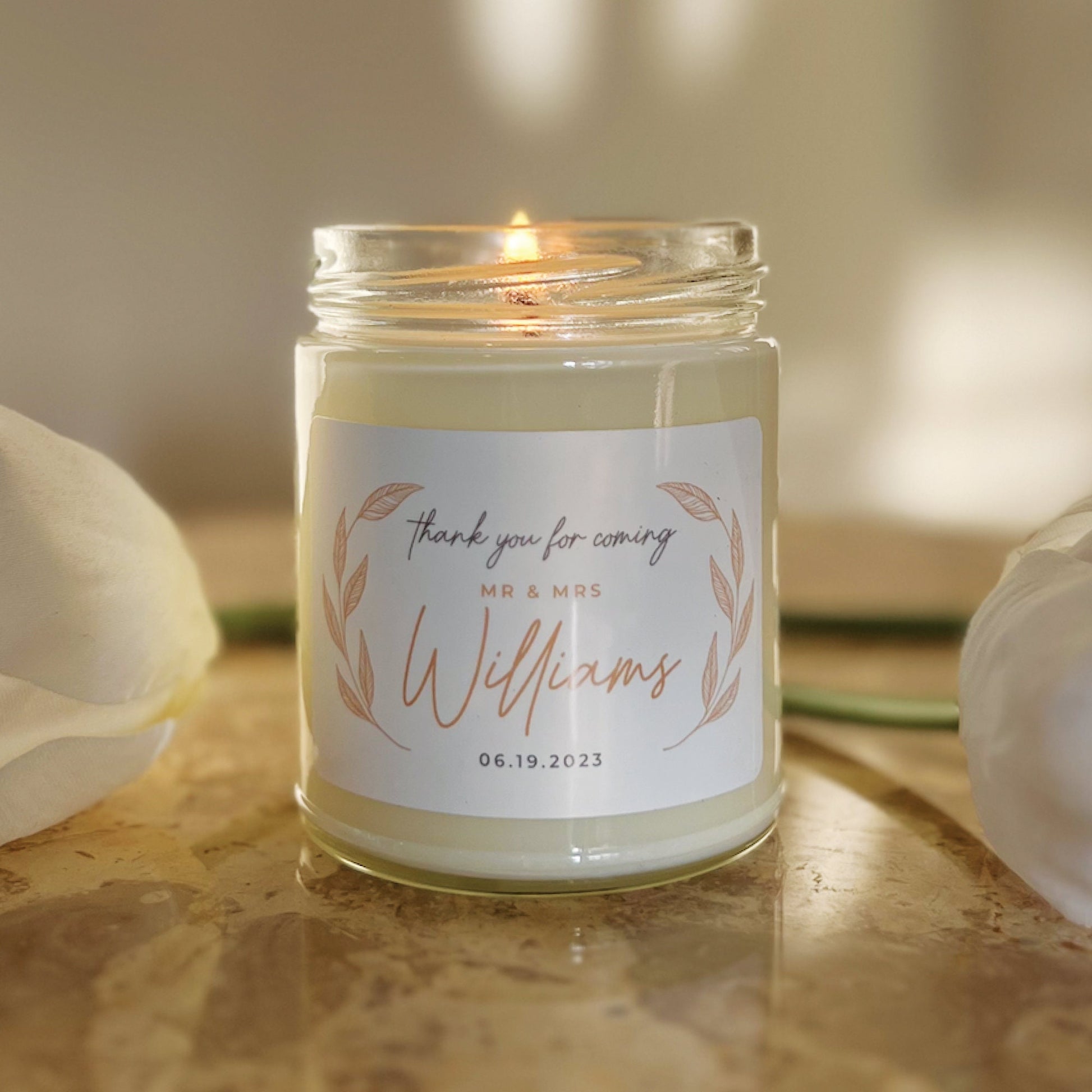 Christmas Gift for Couple, Personalized Candle, Personalized Gift for Her, New Home Gift for Him, Newlywed Gift