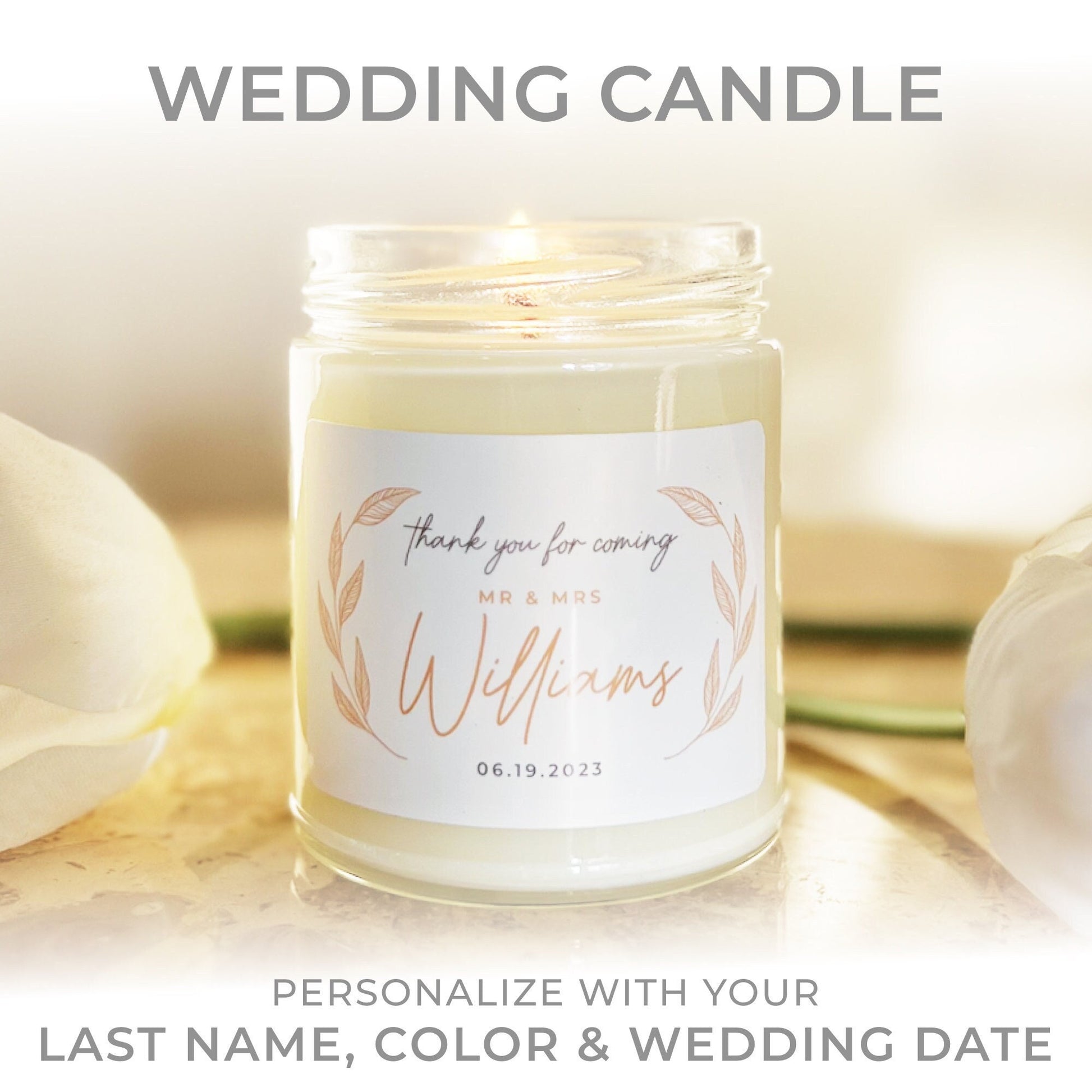 Christmas Gift for Couple, Personalized Candle, Personalized Gift for Her, New Home Gift for Him, Newlywed Gift
