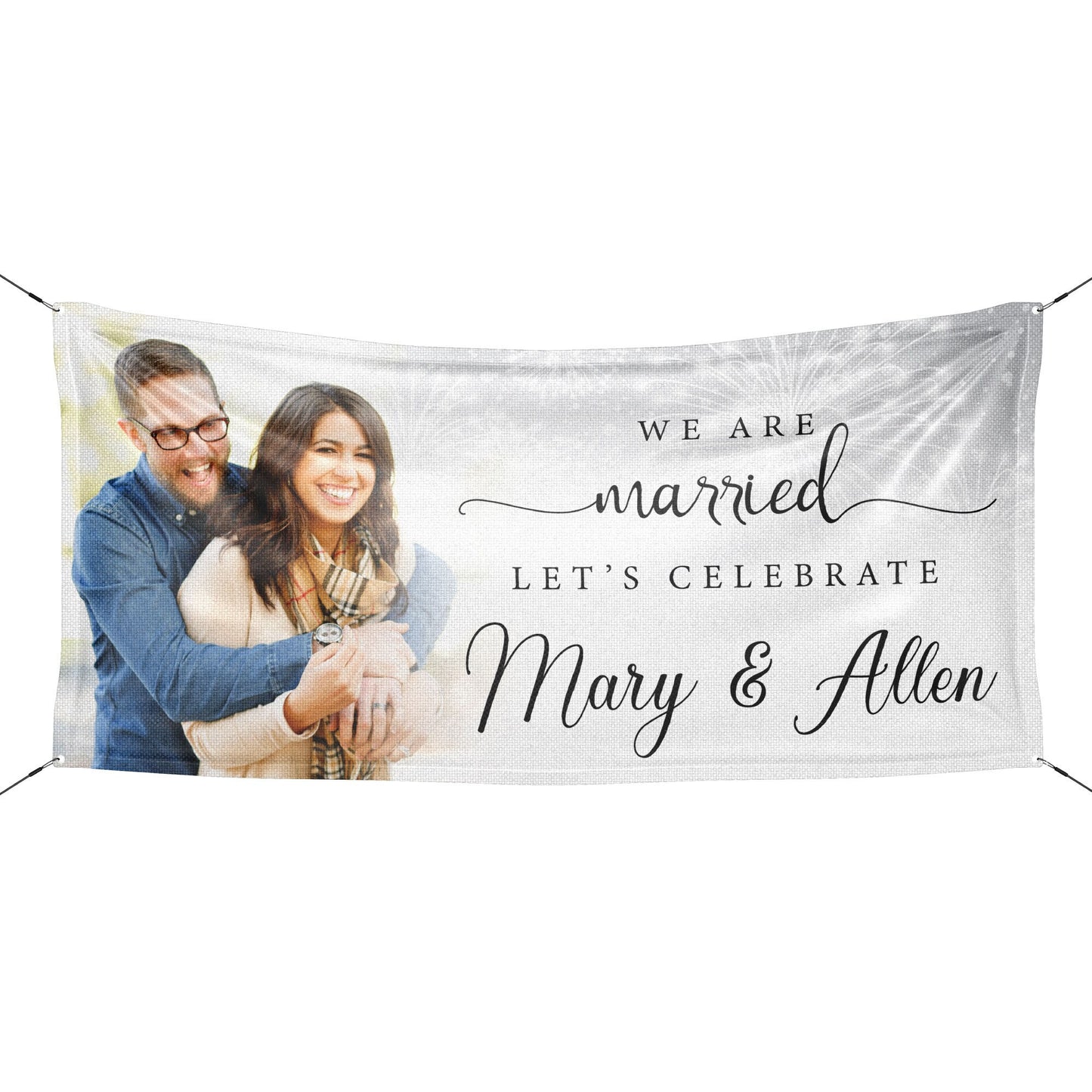 Personalized Wedding Banner, Wedding Sign, Party Decorations, Wedding Announcement, Wedding Decor, Wedding Welcome Sign, Wedding Rehearsal