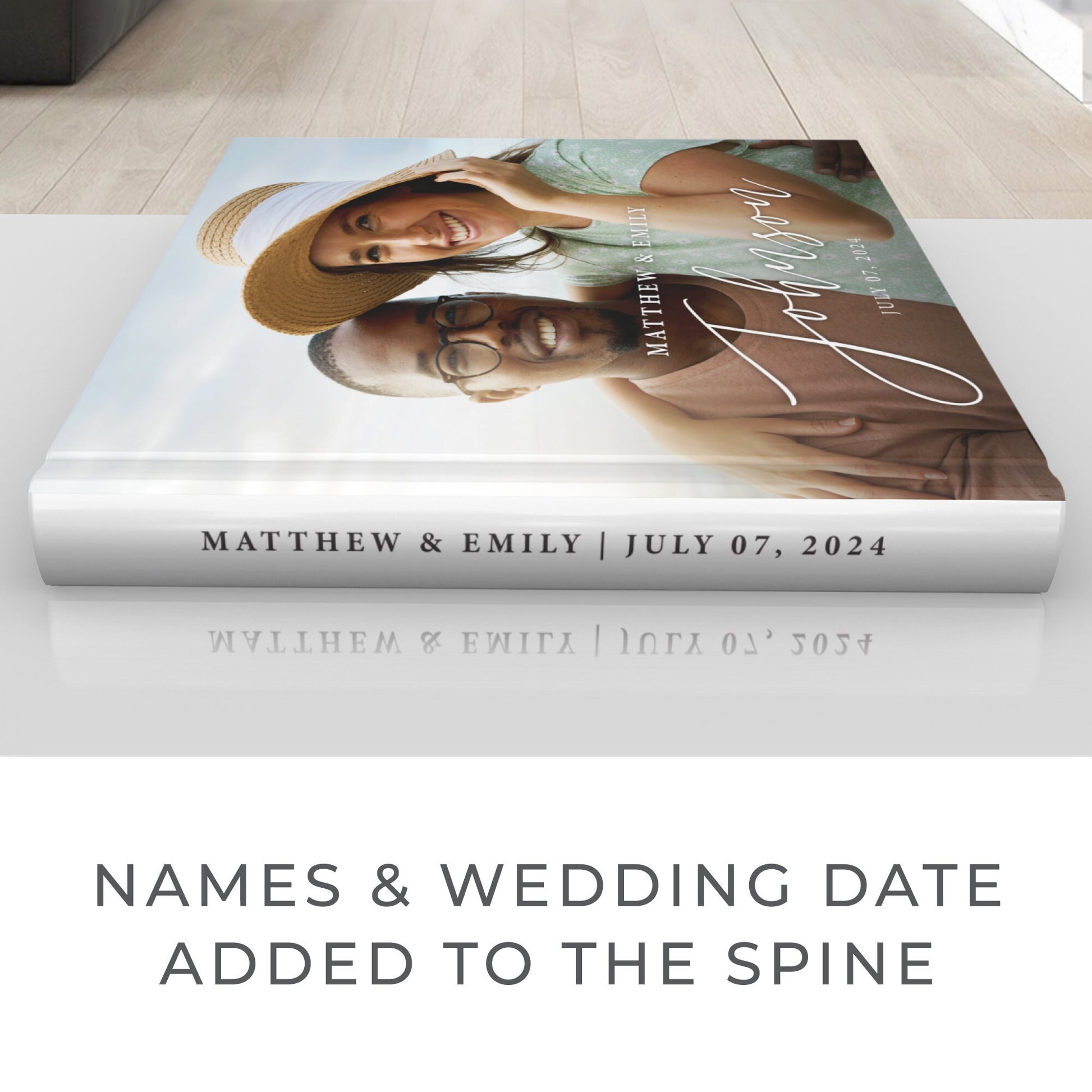 Custom Wedding Guest Book with Photo, Wedding Reception, Wedding Photo Album, Signing book, Wedding Day keepsake