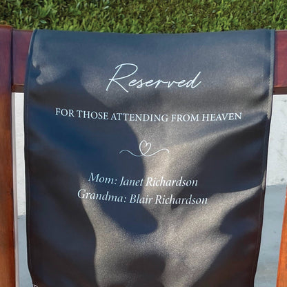 Memorial Wedding Sign In Loving Memory Custom Satin Fabric Memorial Personalized Banner, Memorial Family Sign, Wedding Fabric Sign