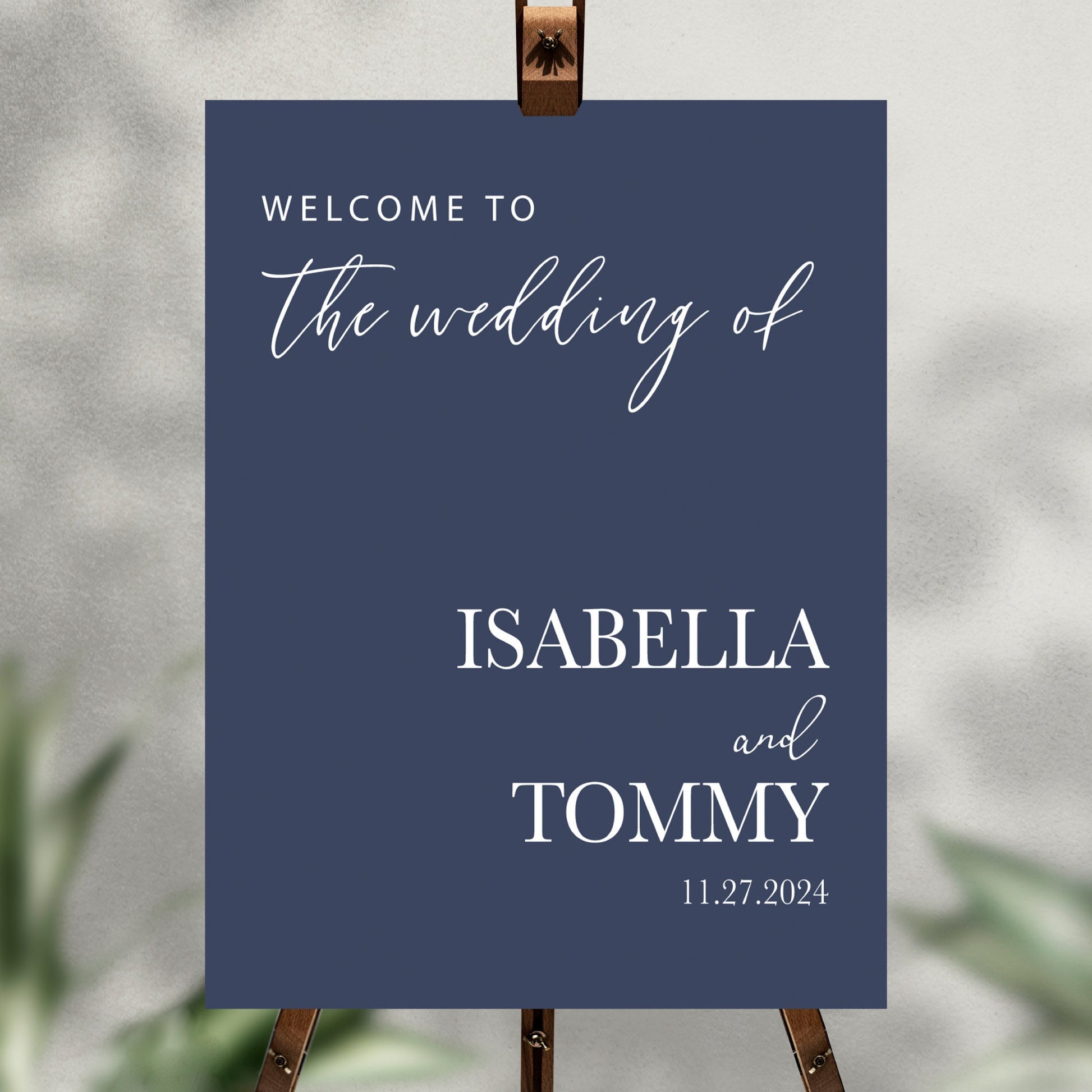 Personalized Wedding Welcome Sign, Fall Wedding, Autumn Wedding Welcome Sign, Summer Wedding Decor, Wedding Rehearsal, Party Decorations