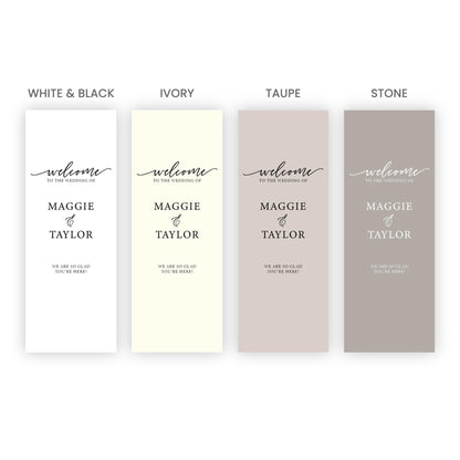 Fabric Wedding Banner, Personalized Party Decorations, Wedding Welcome Sign, Wedding Decor, Wedding Rehearsal Banner