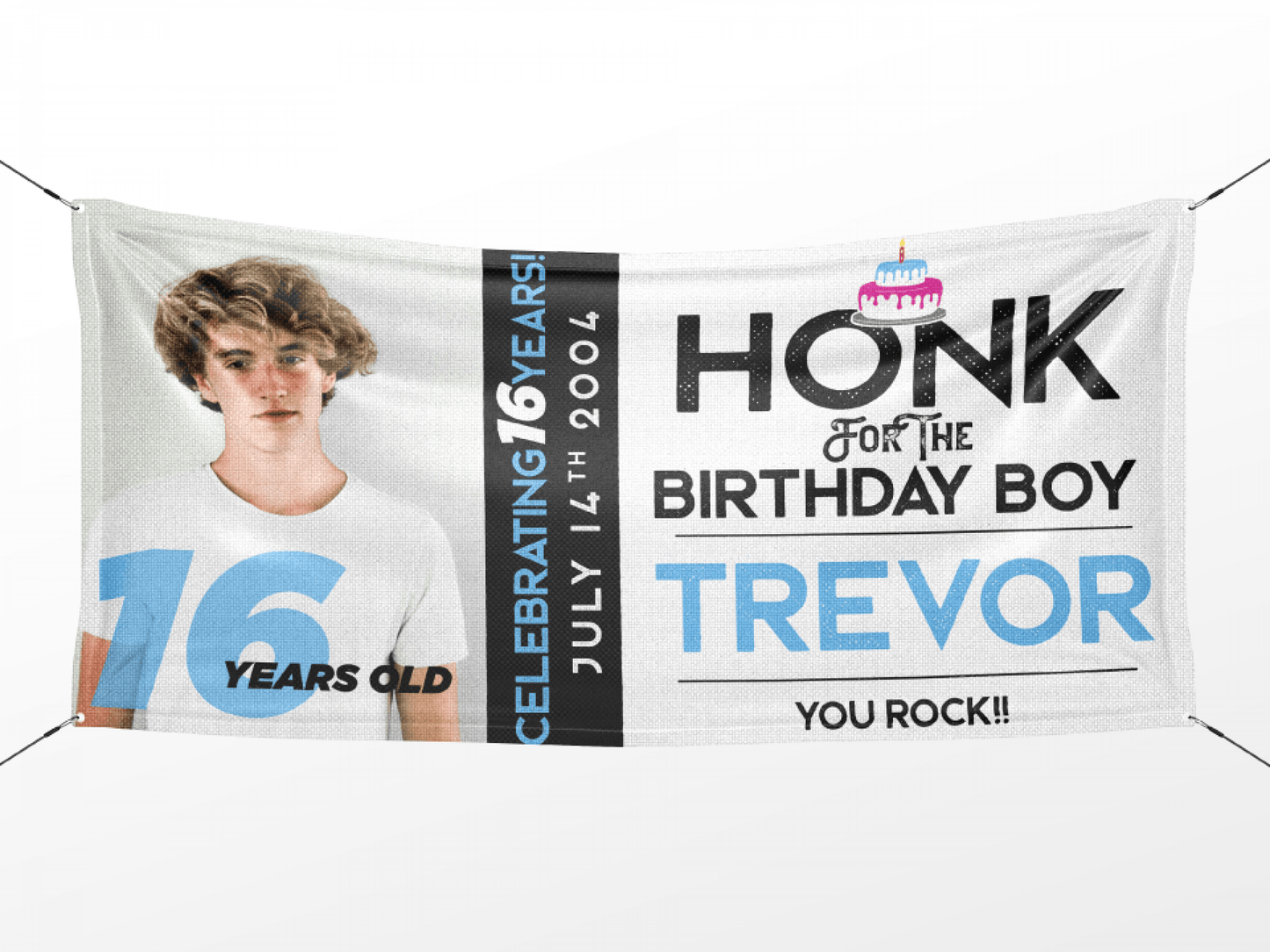 Honk for the Birthday Boy / Girl Personalized Birthday Banner - HomeHaps