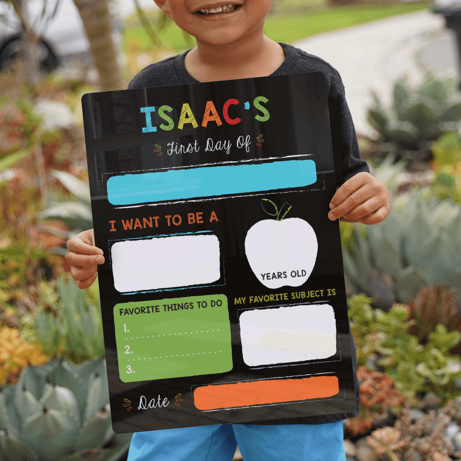 Personalized Back to School Sign - HomeHaps