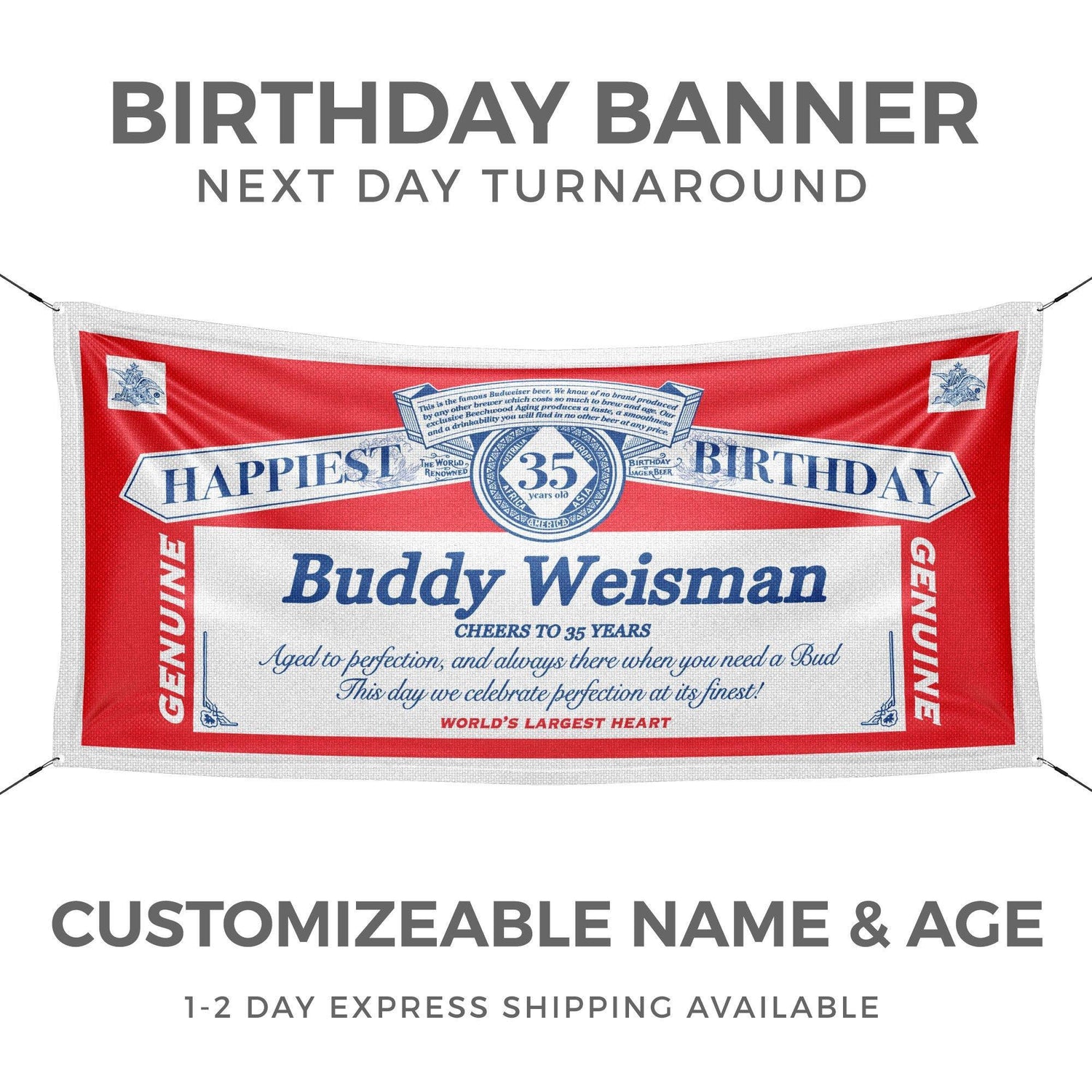 Beer Inspired Birthday Banner - HomeHaps