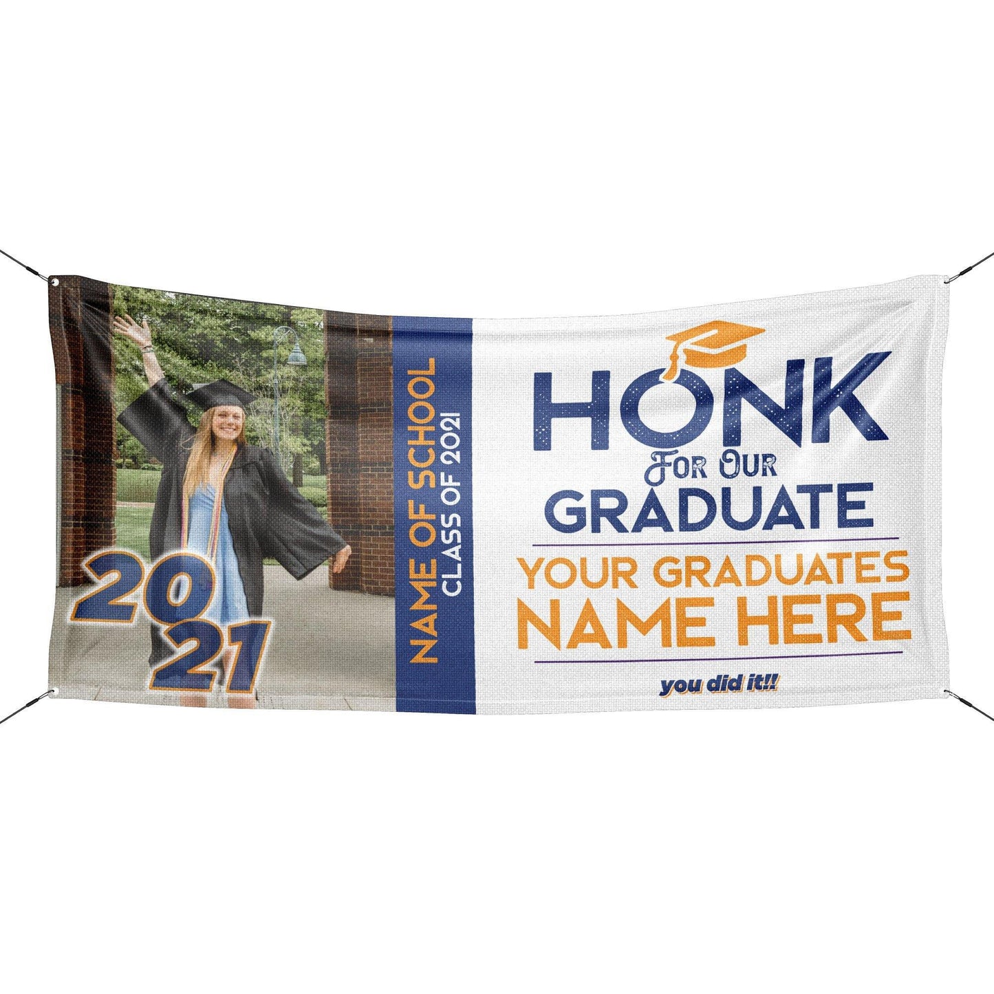 Personalized Honk Graduation Banner - HomeHaps