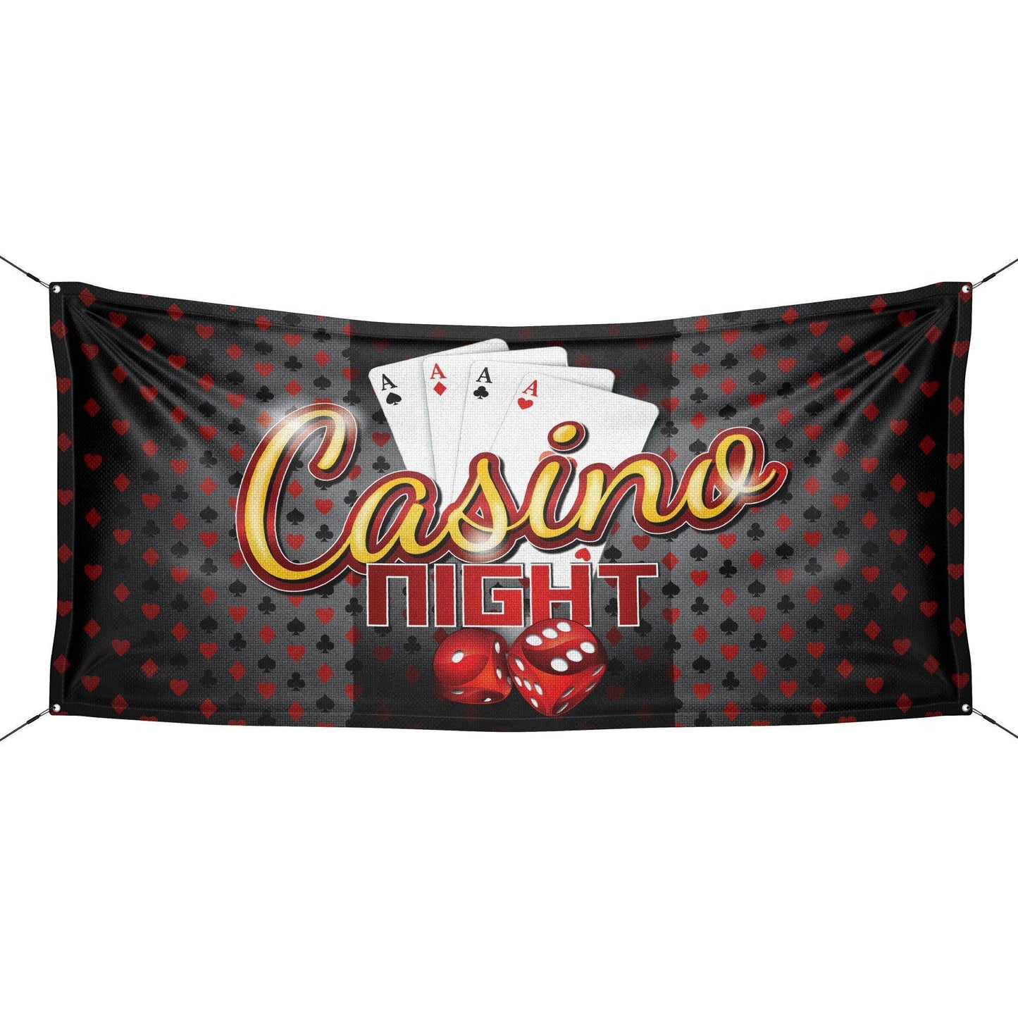 Casino Night Party Banner - HomeHaps