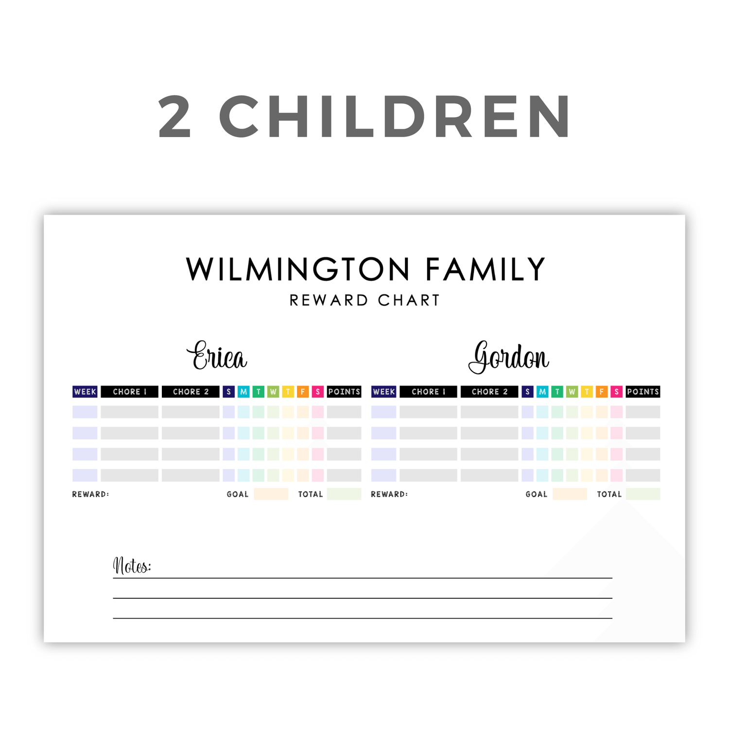 Large Acrylic Chore Chart and Calendar - HomeHaps