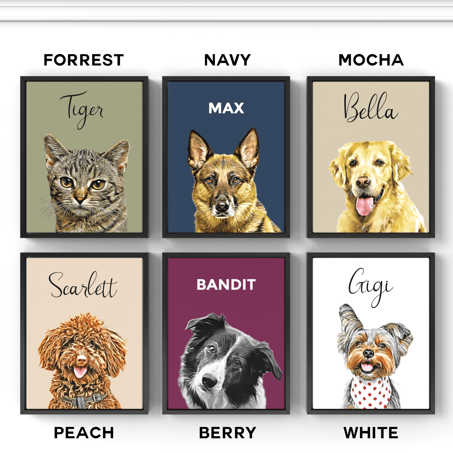 Custom Sketched Pet Portrait - HomeHaps