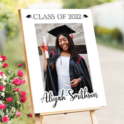 Personalized Graduation Welcome Sign With Image