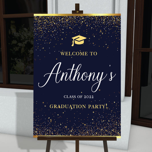 Personalized Graduation Welcome Sign